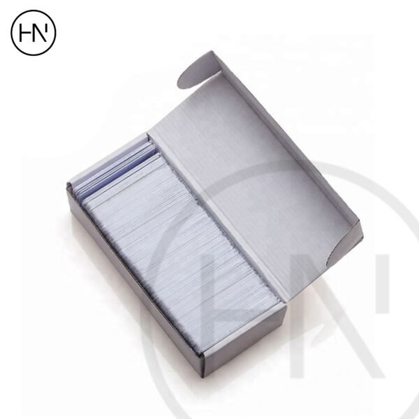 Carte PVC plastique blanche Laminée 86×54 mm Ep. 0,76 mm