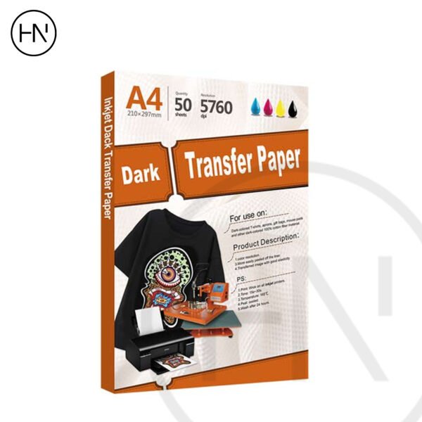Papier Dark jet d’encre pour textiles foncés VISION A4