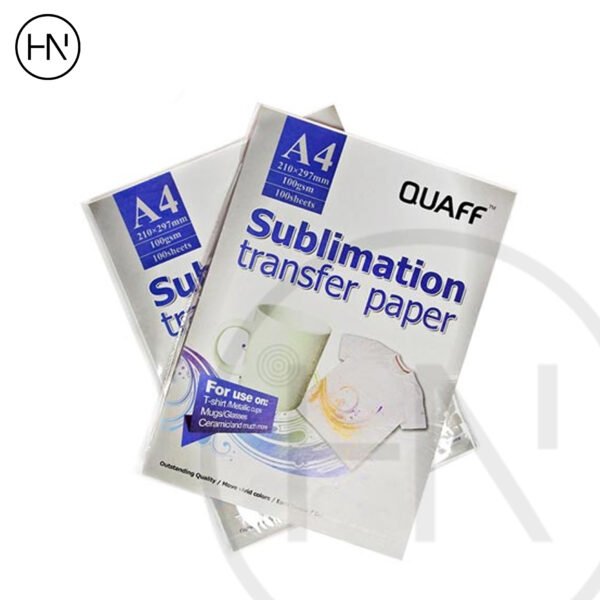 Papier de transfert sublimation A4 dos rose Quaf