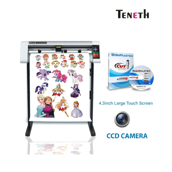 Plotter de découpe Teneth CCD Camera Full automatic 72 cm