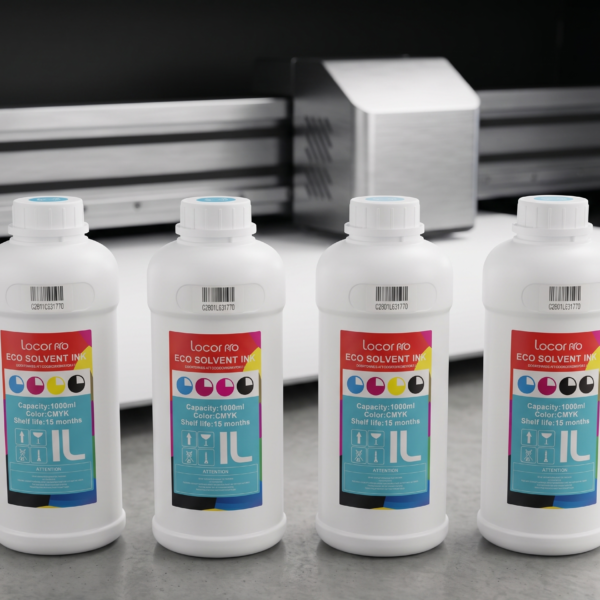 Premium Eco-Solvent Ink - Locor Pro 4 bottels CMYK