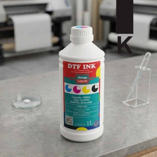 Premium DTF Ink - Millage Locor - 1 Litre Bottle BLACK