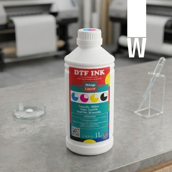 Premium DTF Ink - Millage Locor - 1 Litre Bottle WHITE