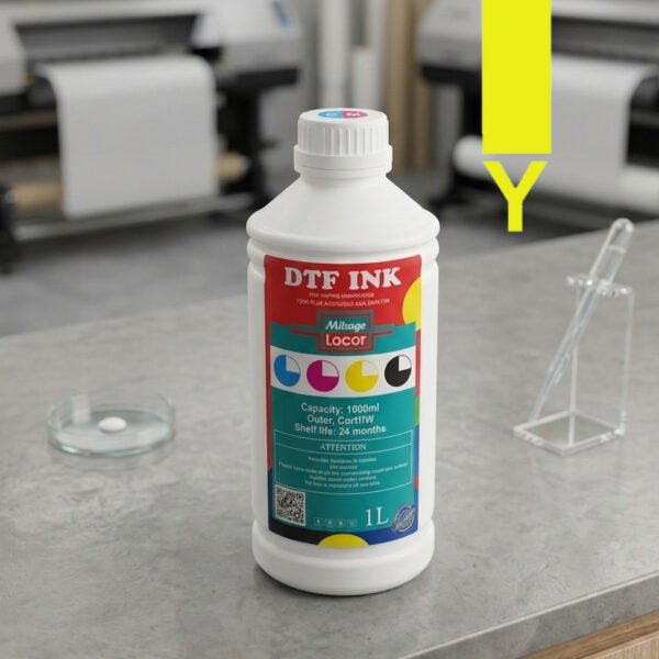Premium DTF Ink - Millage Locor - 1 Litre Bottle YELLOW