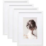 Cadre photo A4 blanc