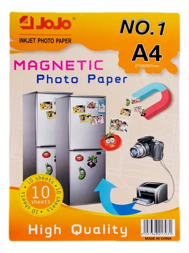 Papier photo magnétique JoJo A4 – 10 feuilles