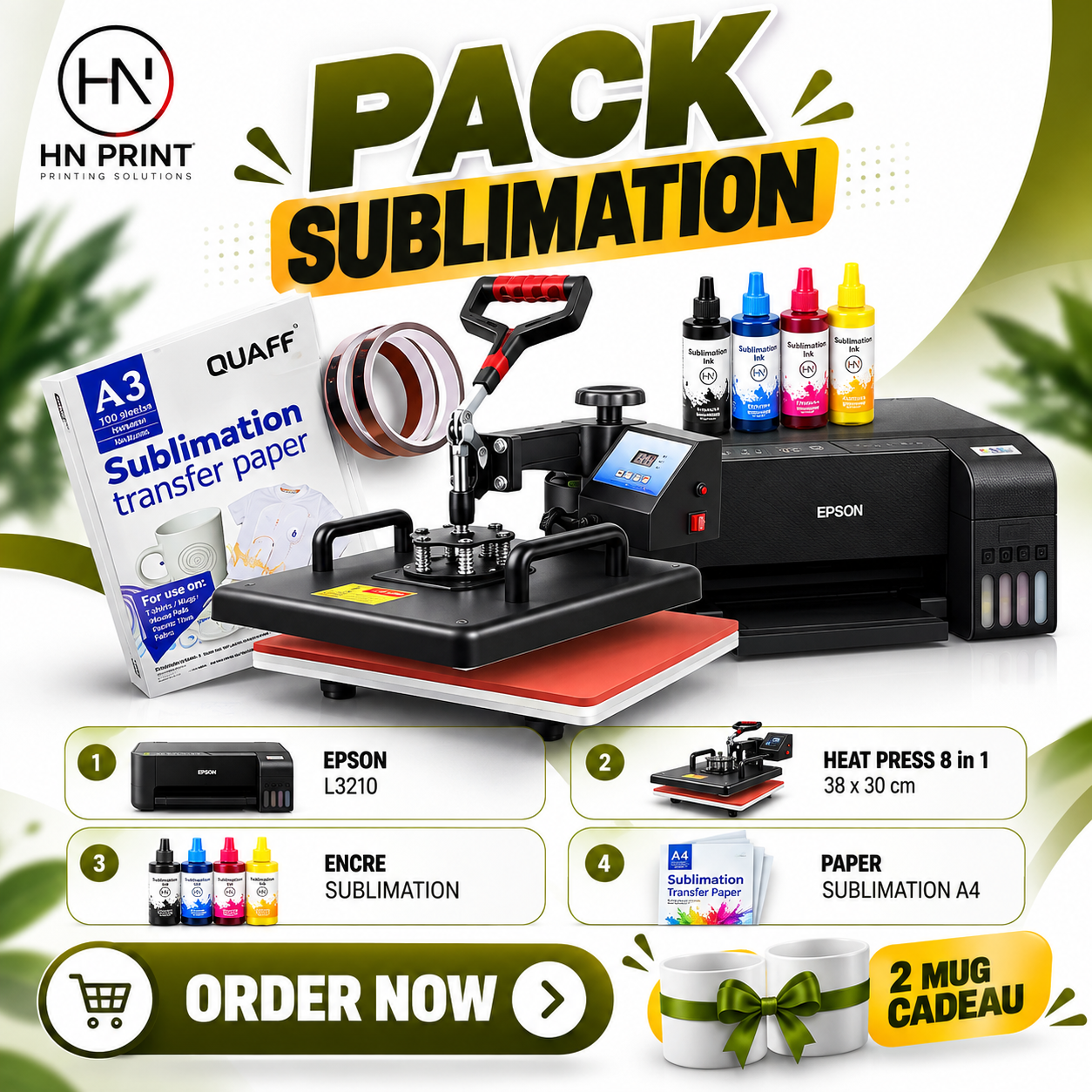 Pack Sublimation HN PRINT